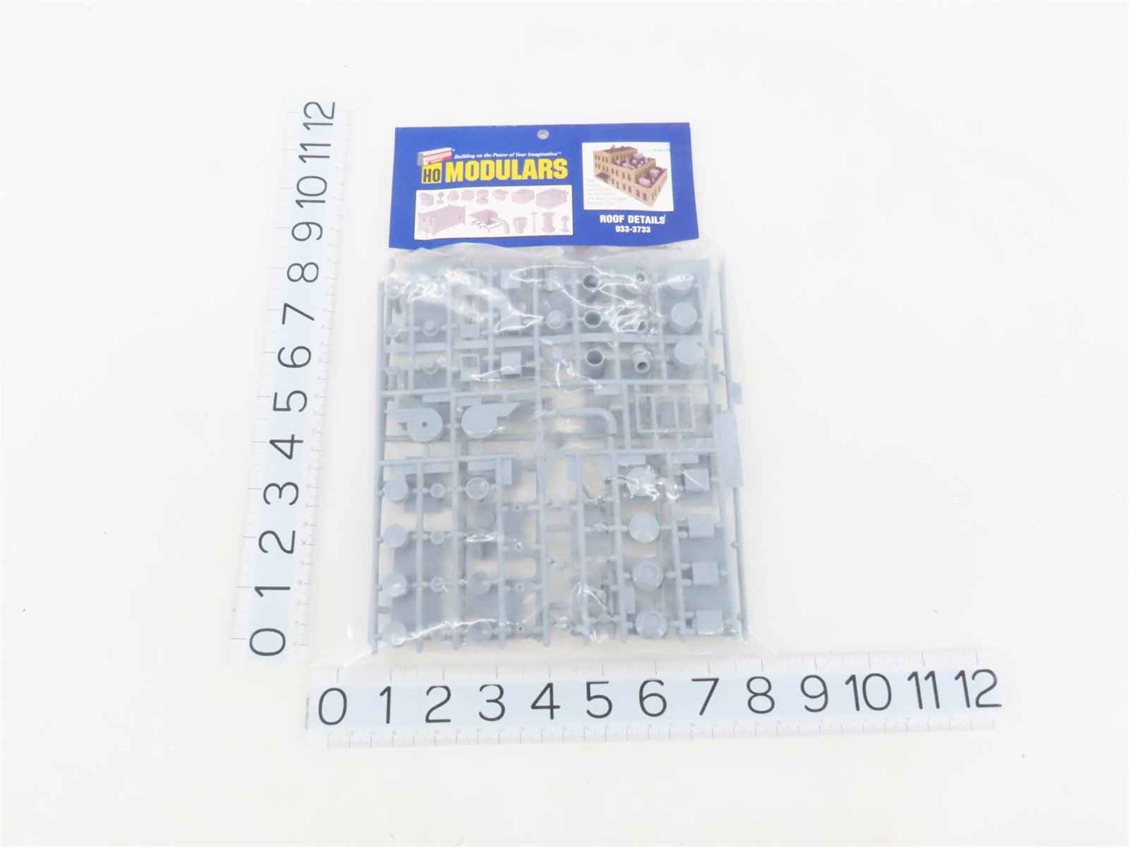 LOT of 3 HO Scale Walthers 933-3733 Roof Detail Kits