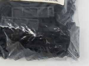 O Gauge Three R Plastics Black Rubber Track Ties 250-Pack