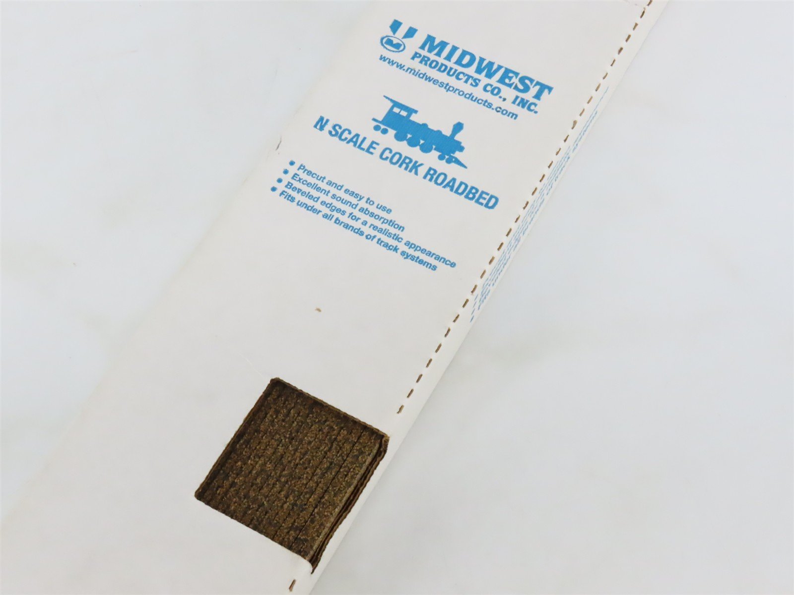 N Scale Midwest Products 3019 Cork Roadbed 36" Sections 25-Pack