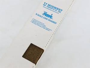 N Scale Midwest Products 3019 Cork Roadbed 36