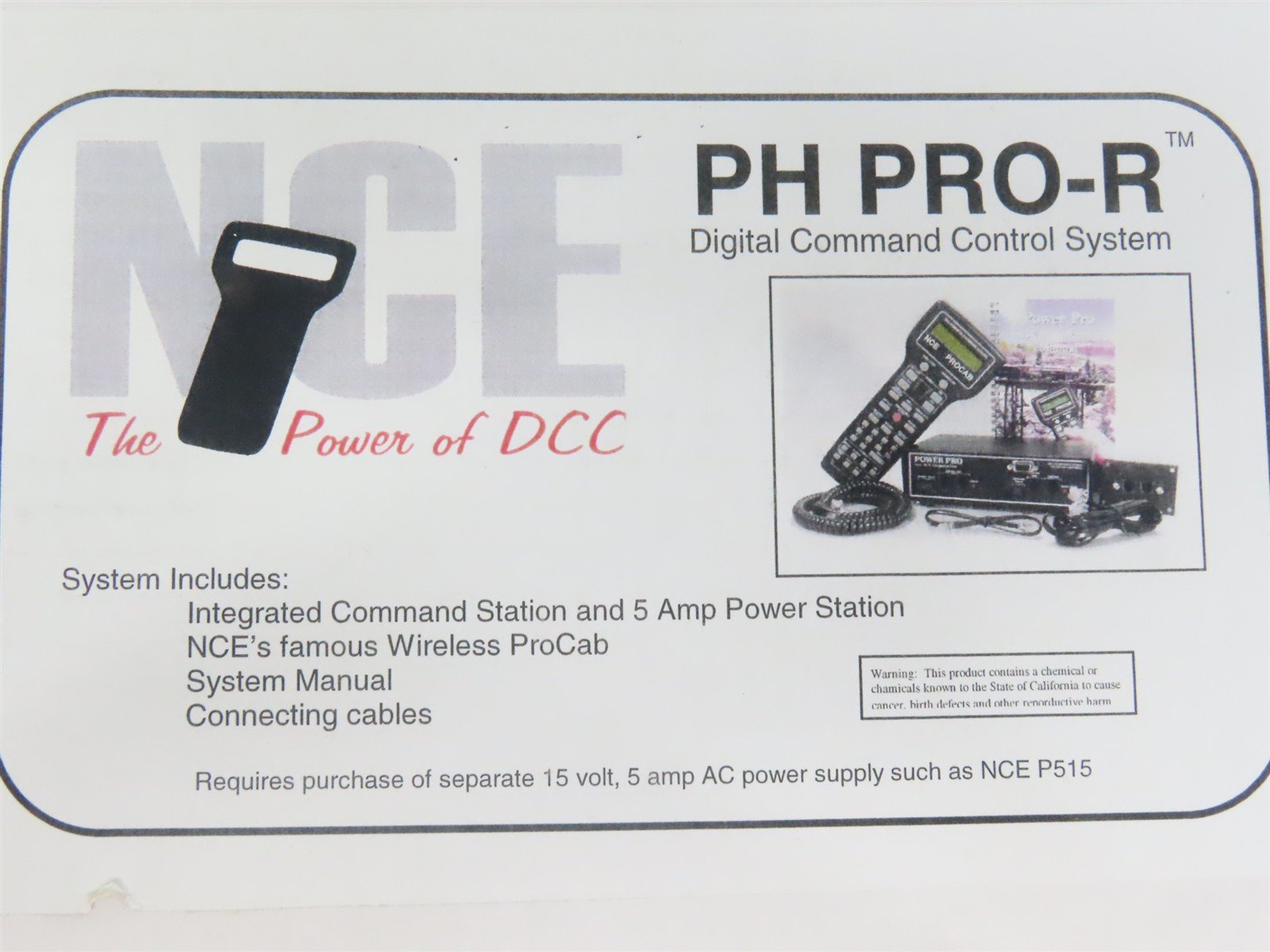 NCE 524002 PH-PRO-R Power Pro Wireless Radio DCC System w/ 5-Amp Booster