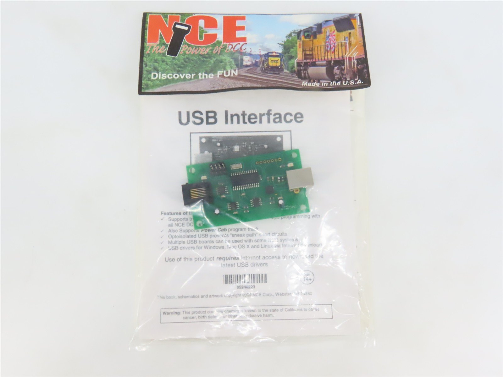 NCE 05240223 USB Interface Board