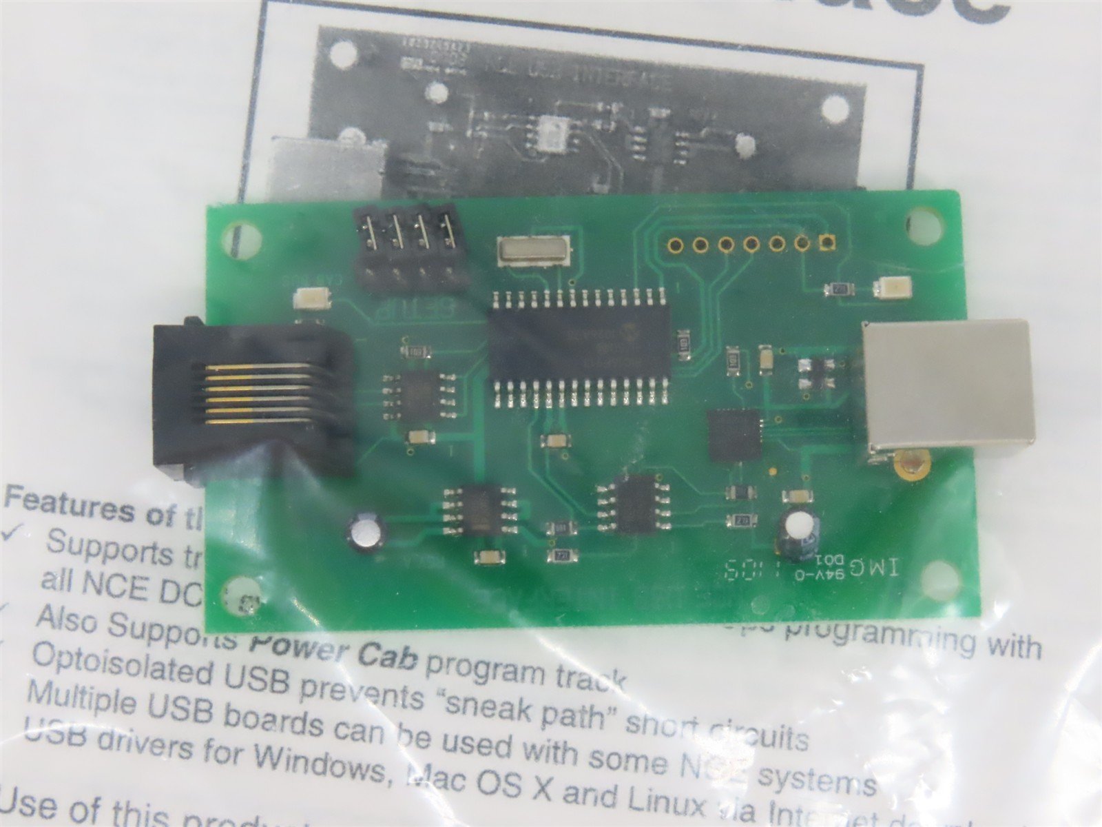 NCE 05240223 USB Interface Board