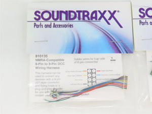 SoundTraxx 810135 NMRA-Compatible 8-Pin to 9-Pin DCC Wiring Harness 3-Pack