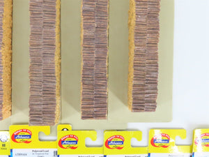 LOT of 21 HO Scale Walthers, Athearn Assorted Size Pulpwood Loads