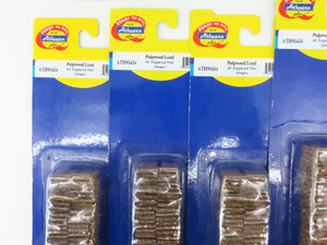 LOT of 21 HO Scale Walthers, Athearn Assorted Size Pulpwood Loads