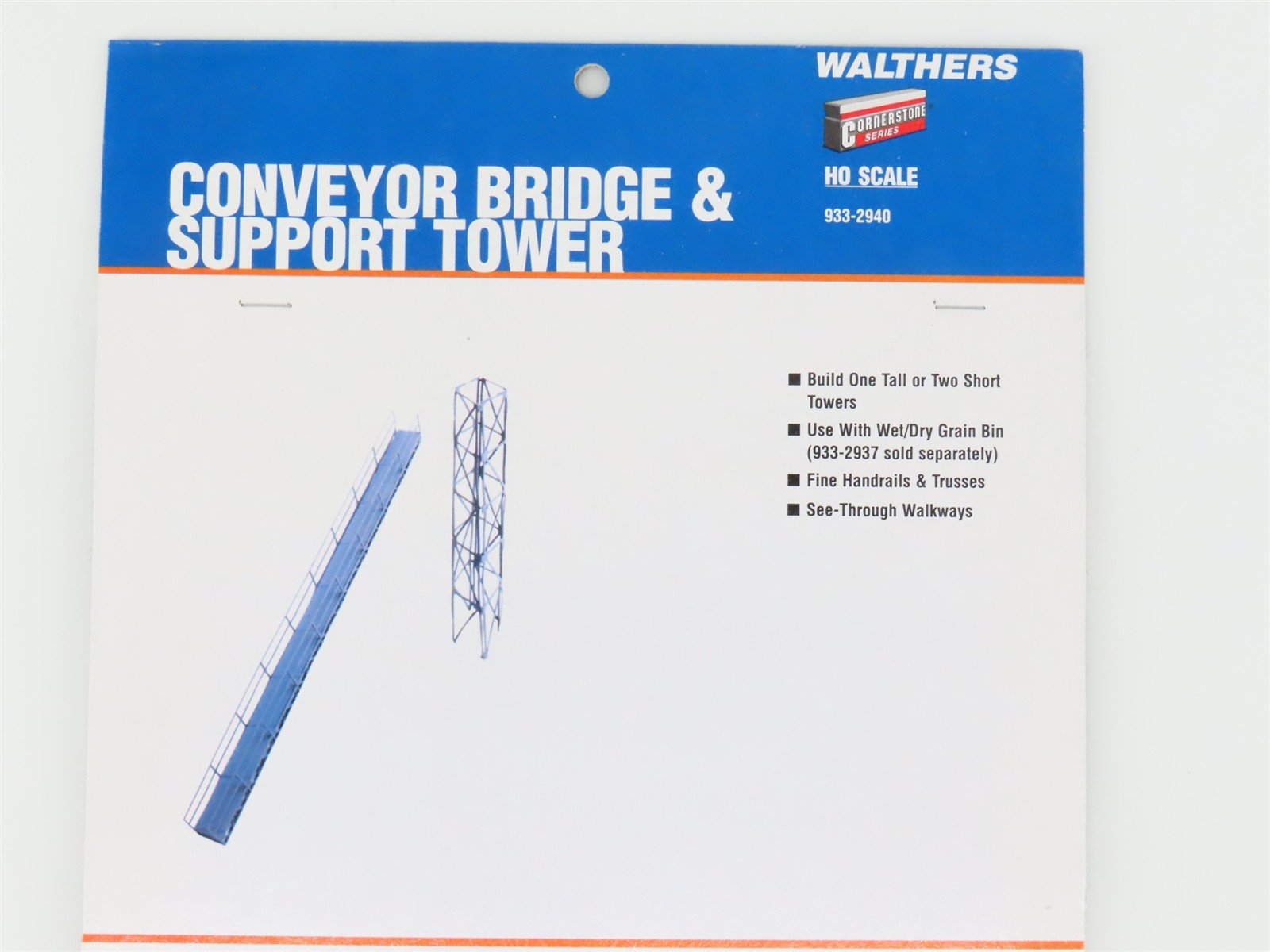 LOT of 3 HO Scale Walthers/Gold Metal Brass Conveyor Bridge & Cage Ladders