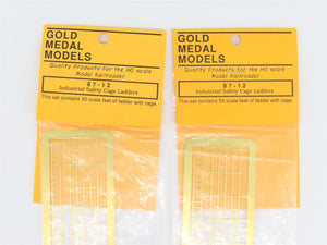 LOT of 3 HO Scale Walthers/Gold Metal Brass Conveyor Bridge & Cage Ladders