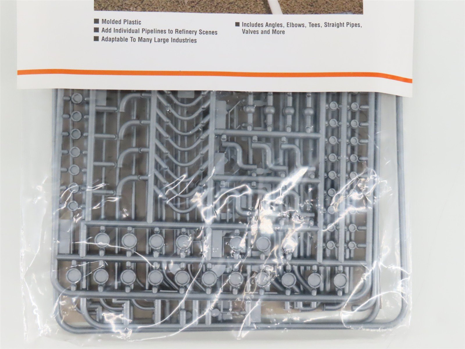 LOT of 3 HO Scale Walthers 933-3105 Plastic Piping Kits