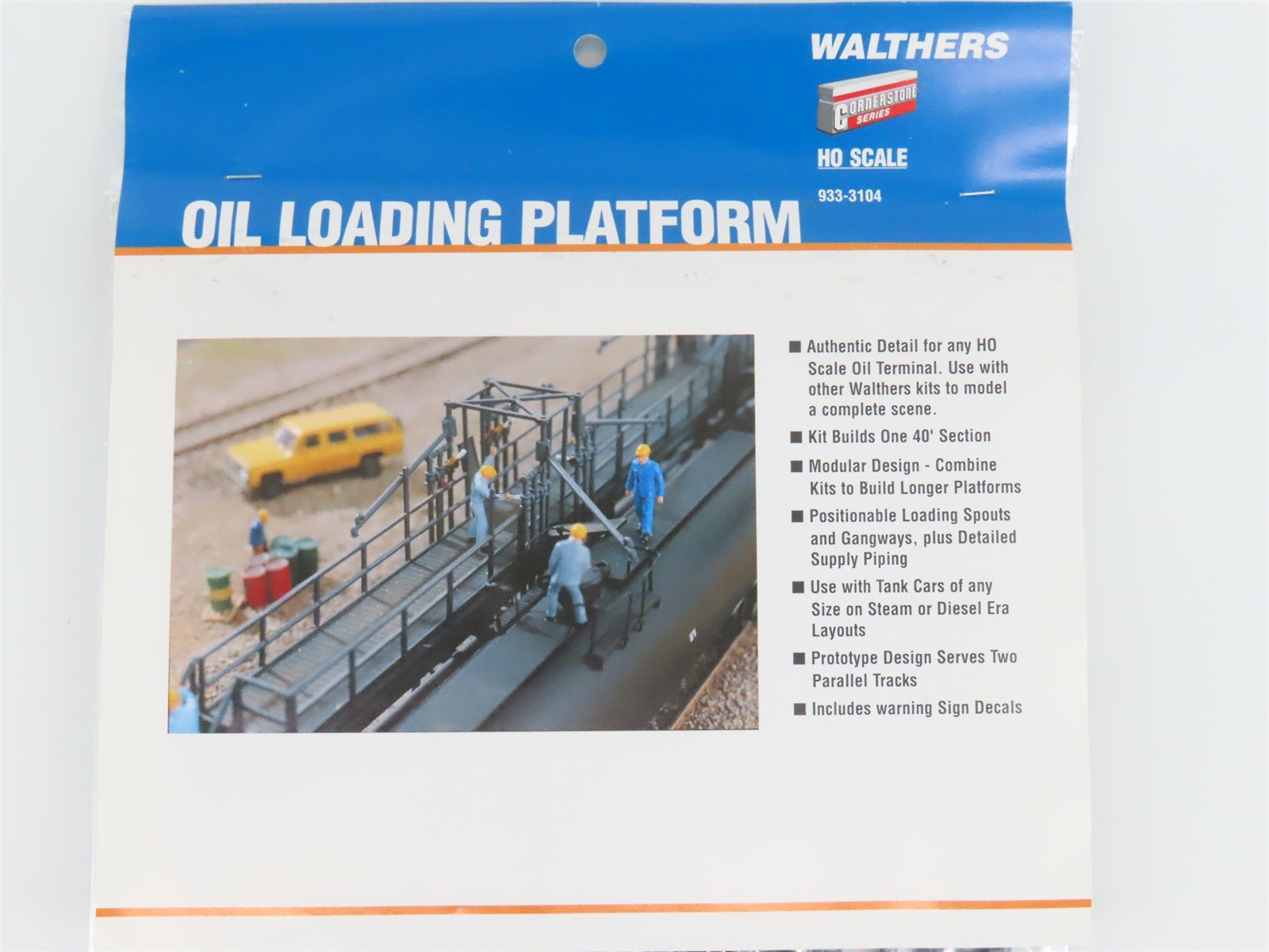 LOT of 3 HO Scale Walthers Brick Sheets, Oil Loading Platform, Yard Office Kits