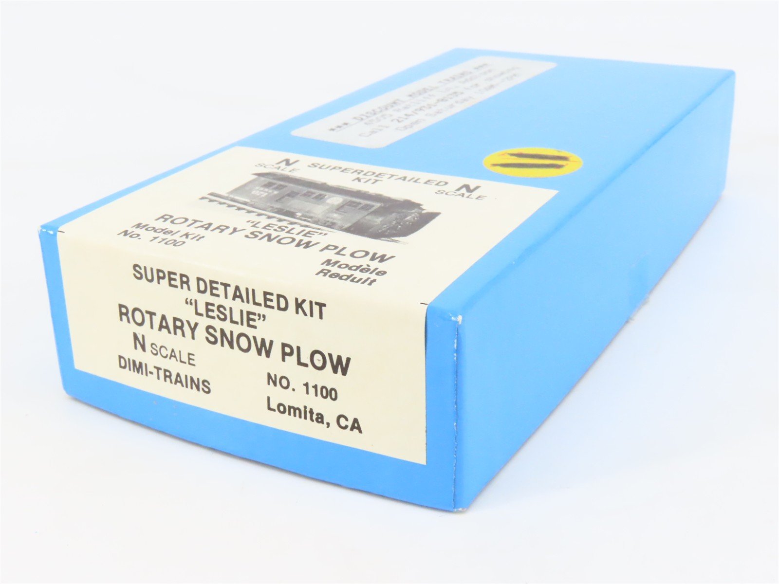 N Scale Dimi-Trains Kit 1100 Undecorated Leslie Rotary Snow Plow