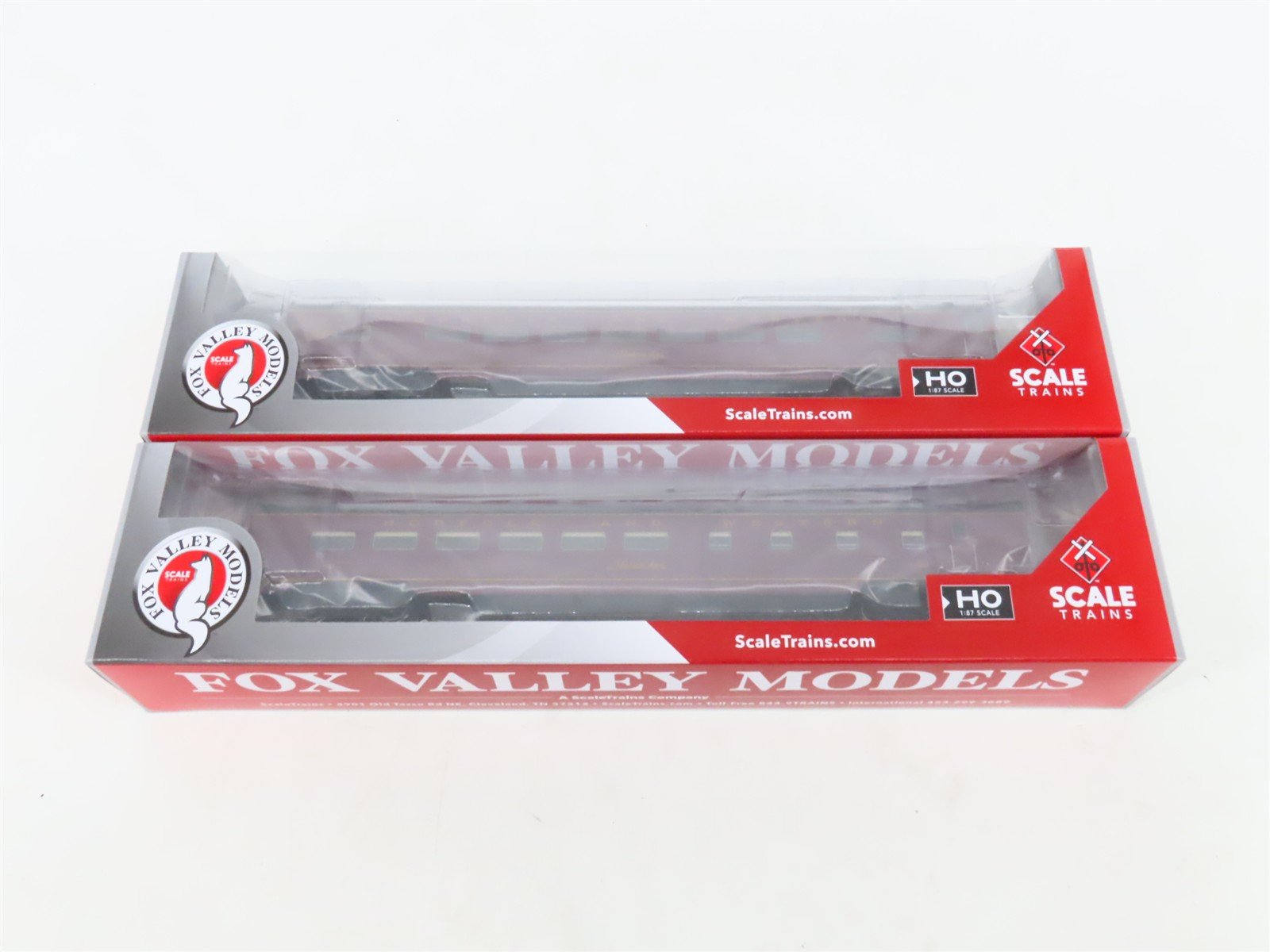 LOT of 7 HO Scaletrains Fox Valley Models NW Norfolk & Western Passenger Cars