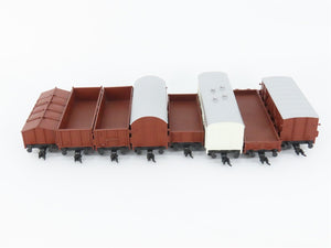HO Scale Roco 44002 DB Deutsche Bahn Railway Assorted Freight Car Set of 8