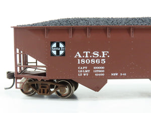 LOT of 3 HO Scale Atlas Trainman ATSF Santa Fe 2-Bay Offset Hopper Cars