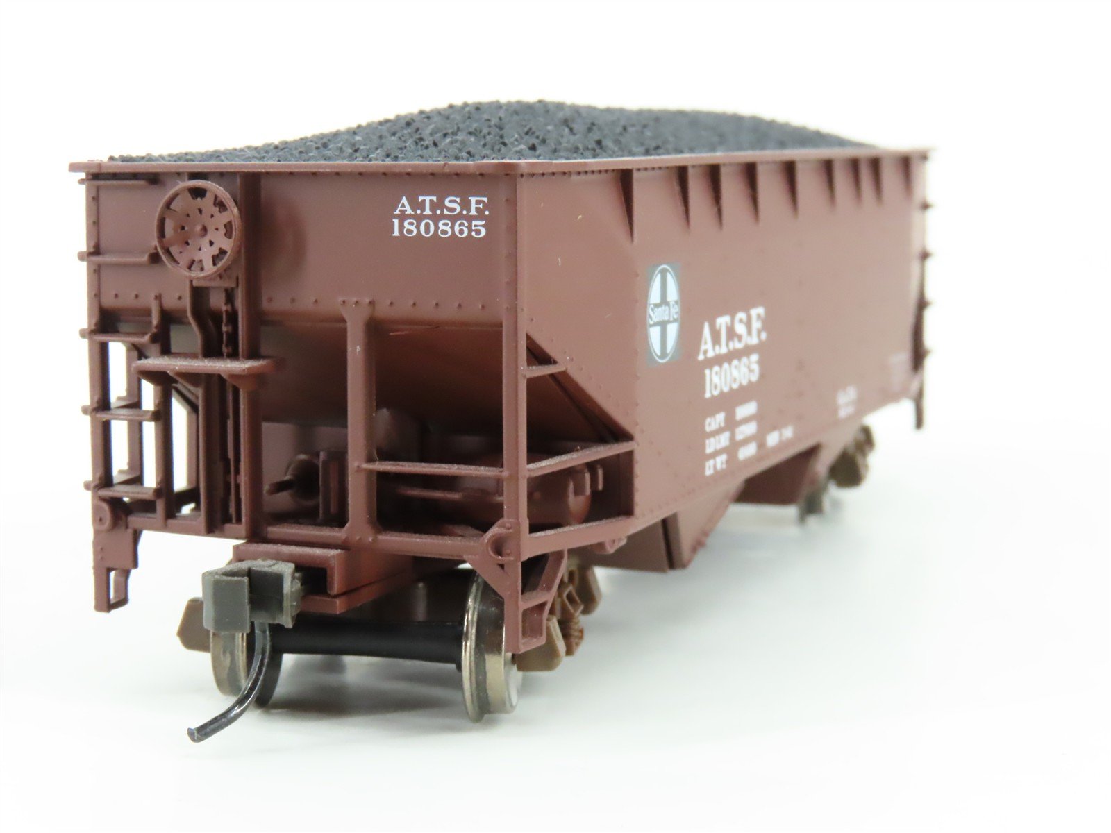 LOT of 3 HO Scale Atlas Trainman ATSF Santa Fe 2-Bay Offset Hopper Cars