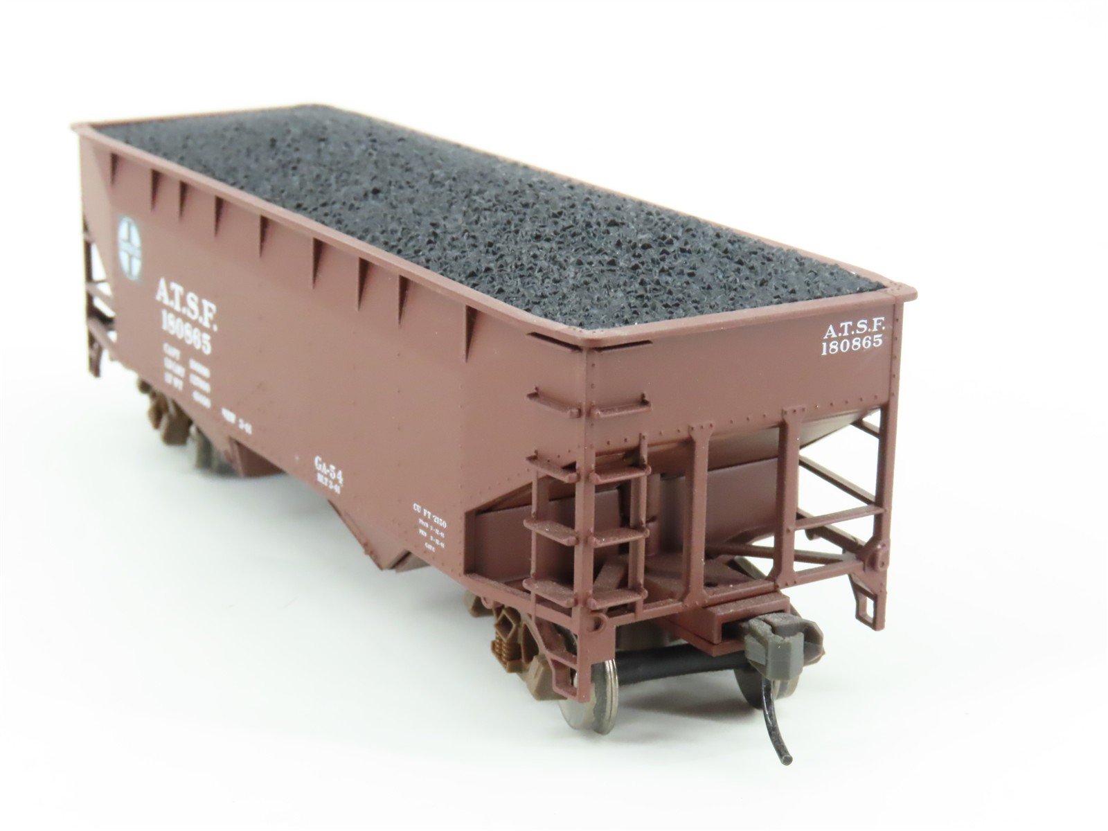 LOT of 3 HO Scale Atlas Trainman ATSF Santa Fe 2-Bay Offset Hopper Cars