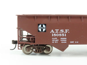 LOT of 3 HO Scale Atlas Trainman ATSF Santa Fe 2-Bay Offset Hopper Cars
