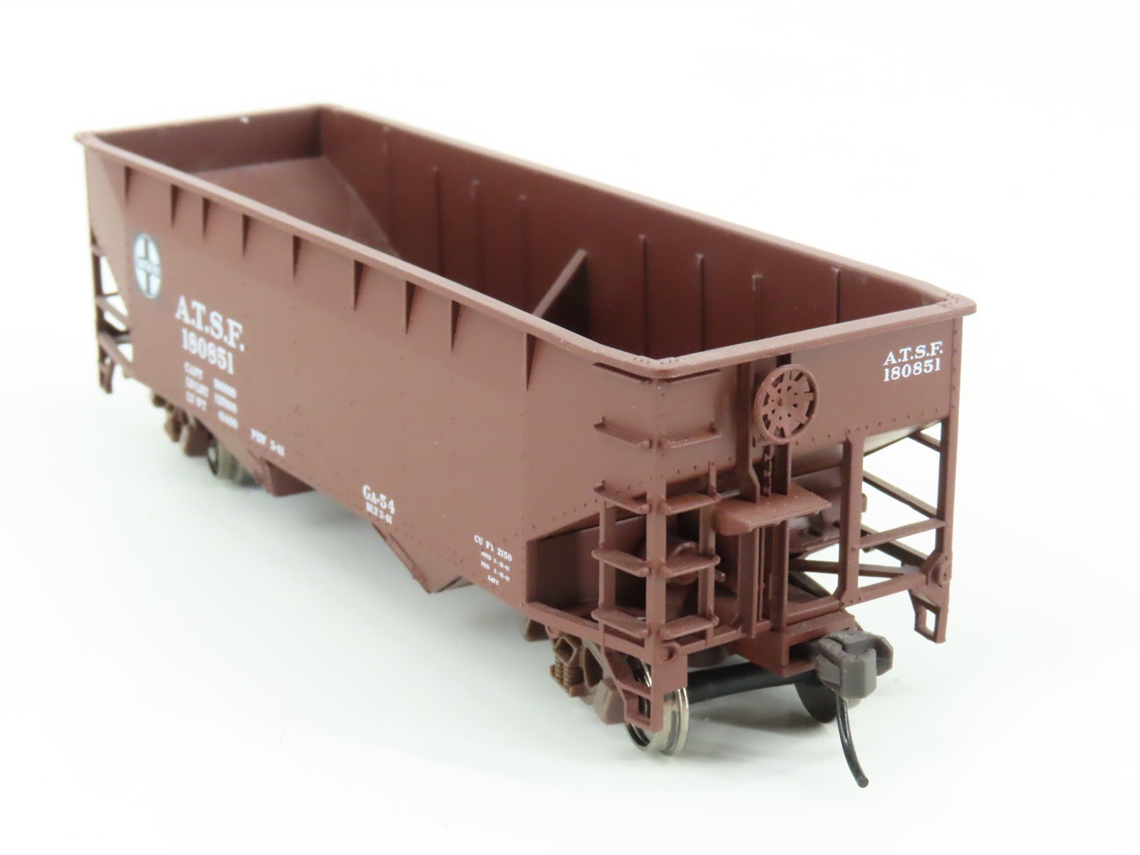 LOT of 3 HO Scale Atlas Trainman ATSF Santa Fe 2-Bay Offset Hopper Cars