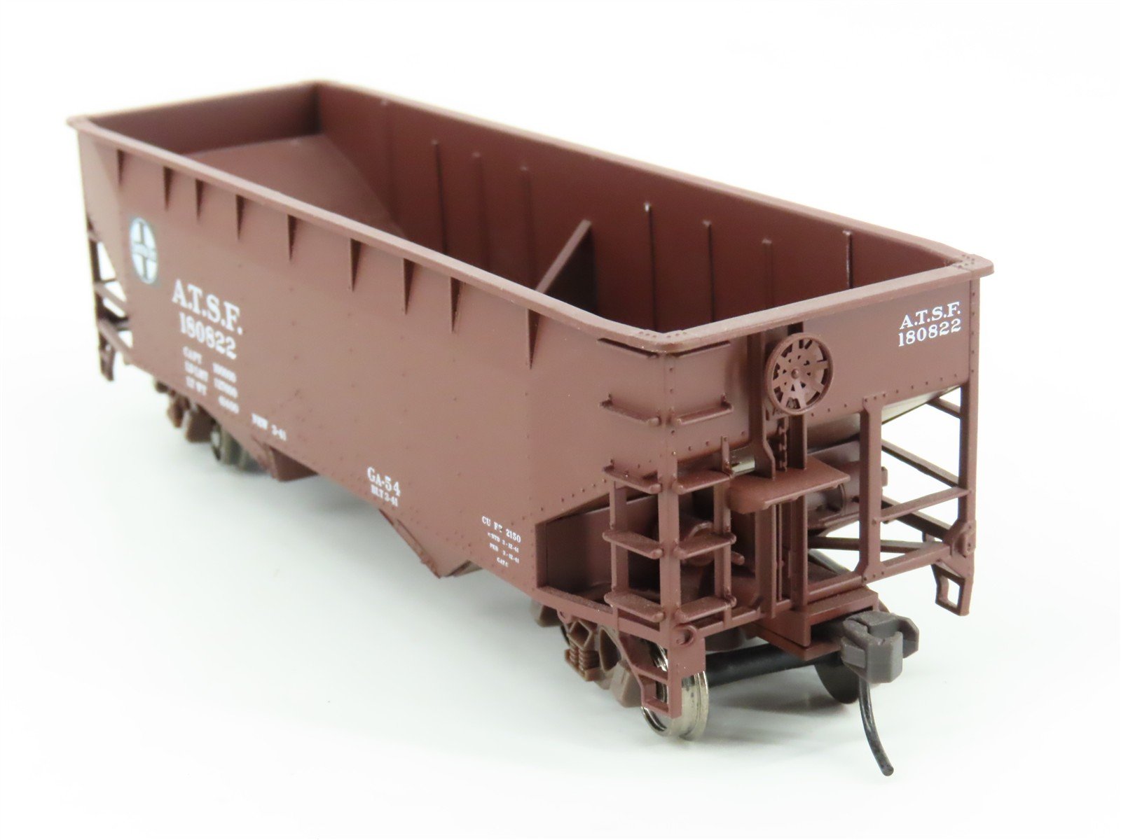 LOT of 3 HO Scale Atlas Trainman ATSF Santa Fe 2-Bay Offset Hopper Cars