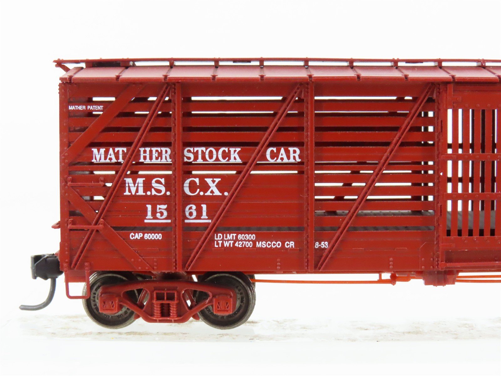 LOT of 2 HO Scale Proto 2000 SCCX/MSCX 40' Stock Car & 8k Gal Tankcar