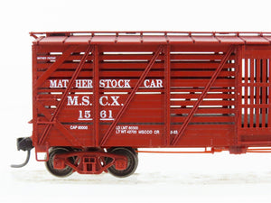 LOT of 2 HO Scale Proto 2000 SCCX/MSCX 40' Stock Car & 8k Gal Tankcar
