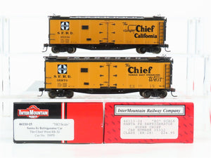 LOT of 2 HO Scale Intermountain SFRD Santa Fe 