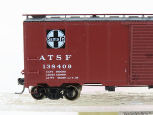 HO Scale Red Caboose RC-8030-4p ATSF Santa Fe 40' Single Door Boxcar #138409