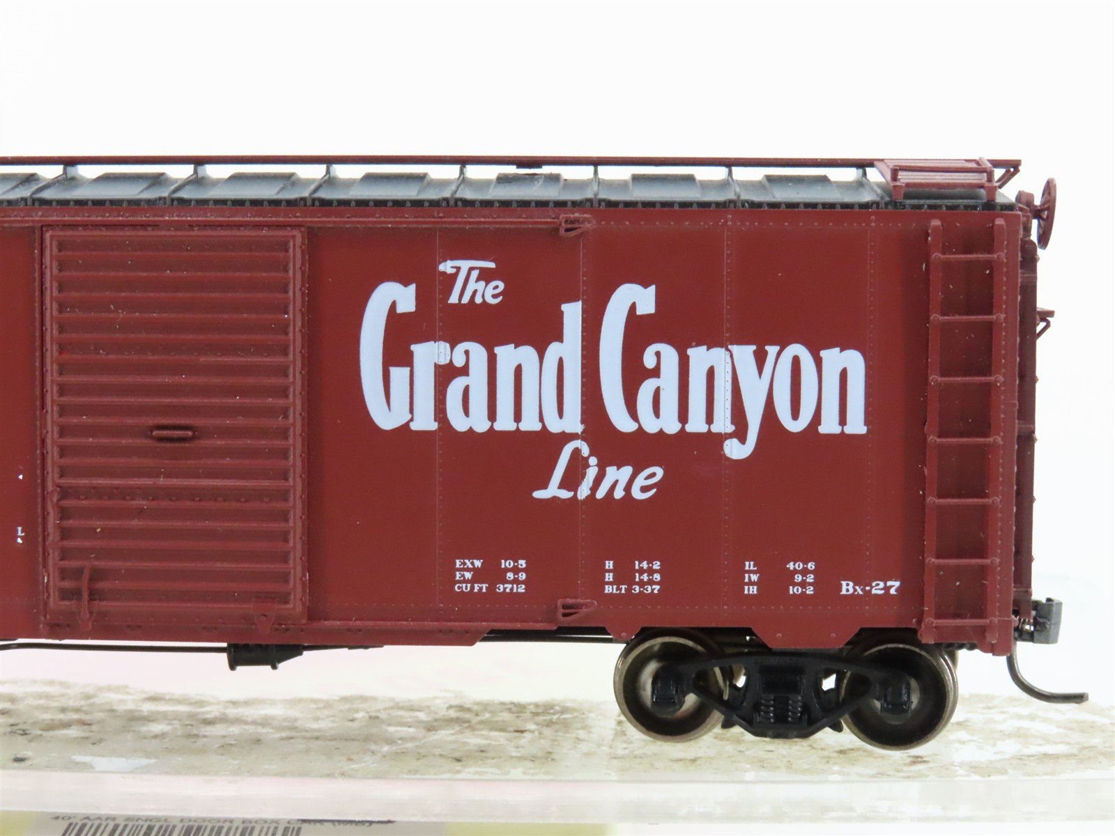 HO Scale Red Caboose RC-8030-4p ATSF Santa Fe 40' Single Door Boxcar #138409