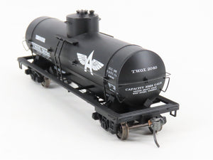 HO Scale Red Caboose RR-33054-06 TWOX Tidewater 10k Gal Tankcar #2040