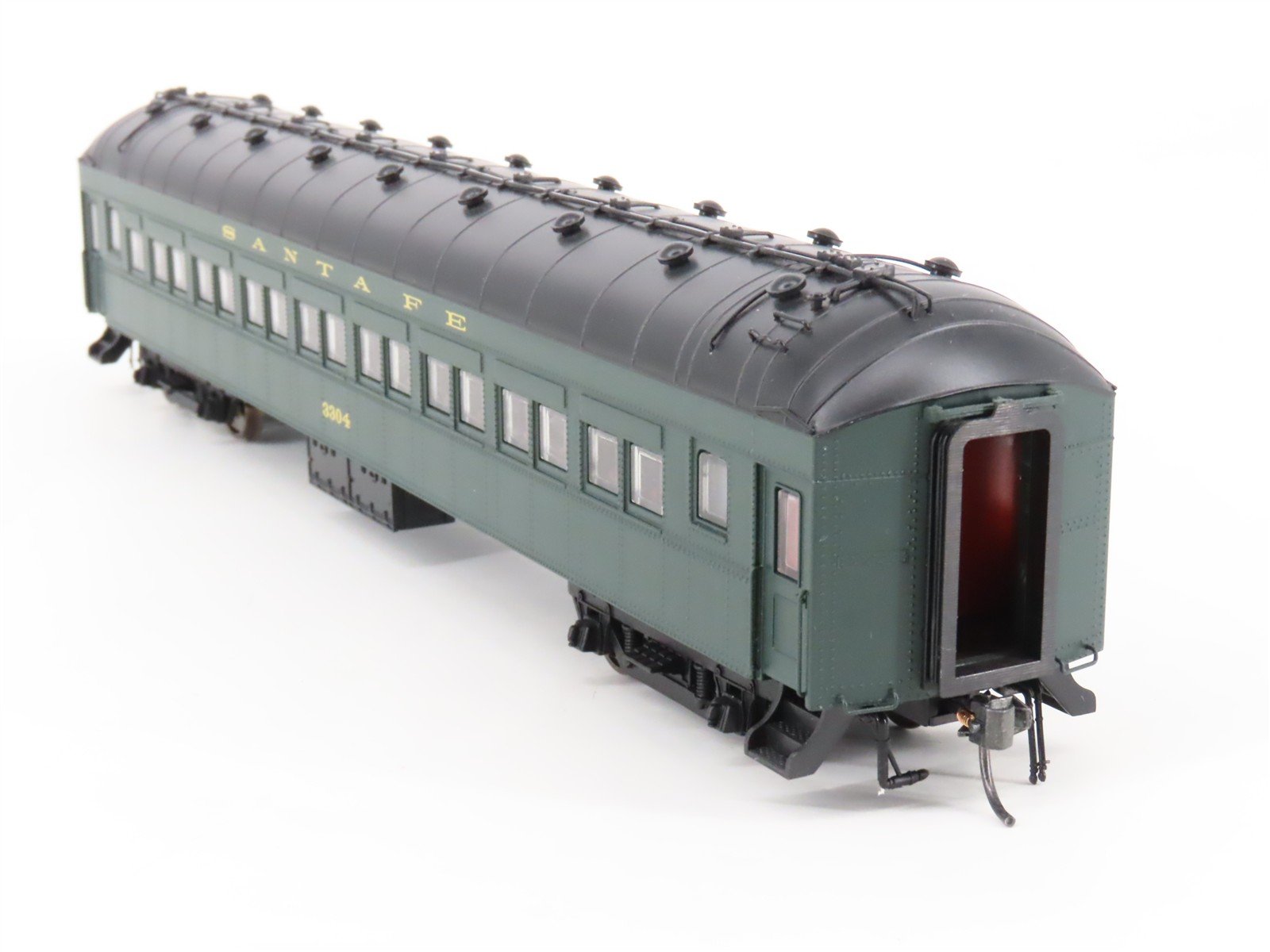 HO Scale Golden Gate ATSF Santa Fe 60' Baggage Passenger Car #3304