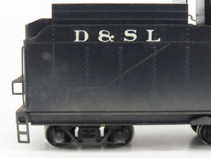HO Scale D&SL Railway BRASS Steam Locomotive Tender CUSTOM