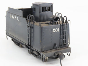 HO Scale D&SL Railway BRASS Steam Locomotive Tender CUSTOM