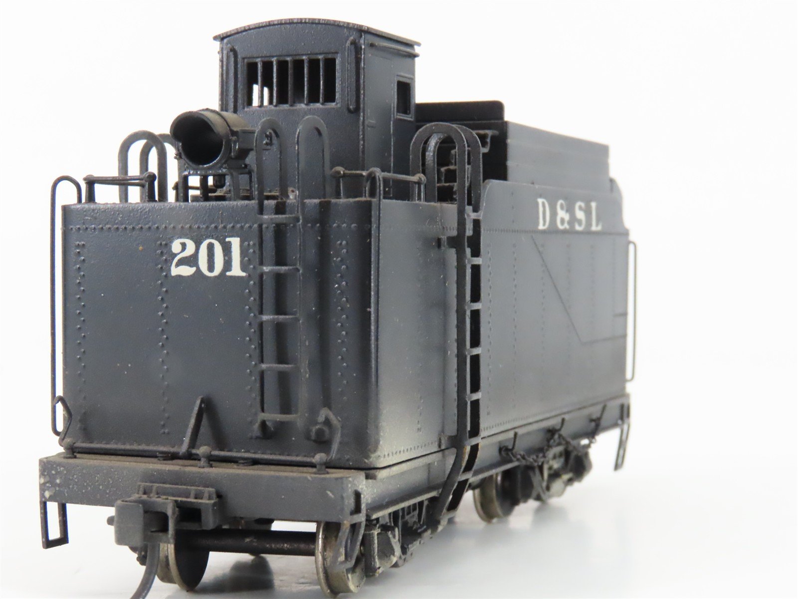 HO Scale D&SL Railway BRASS Steam Locomotive Tender CUSTOM