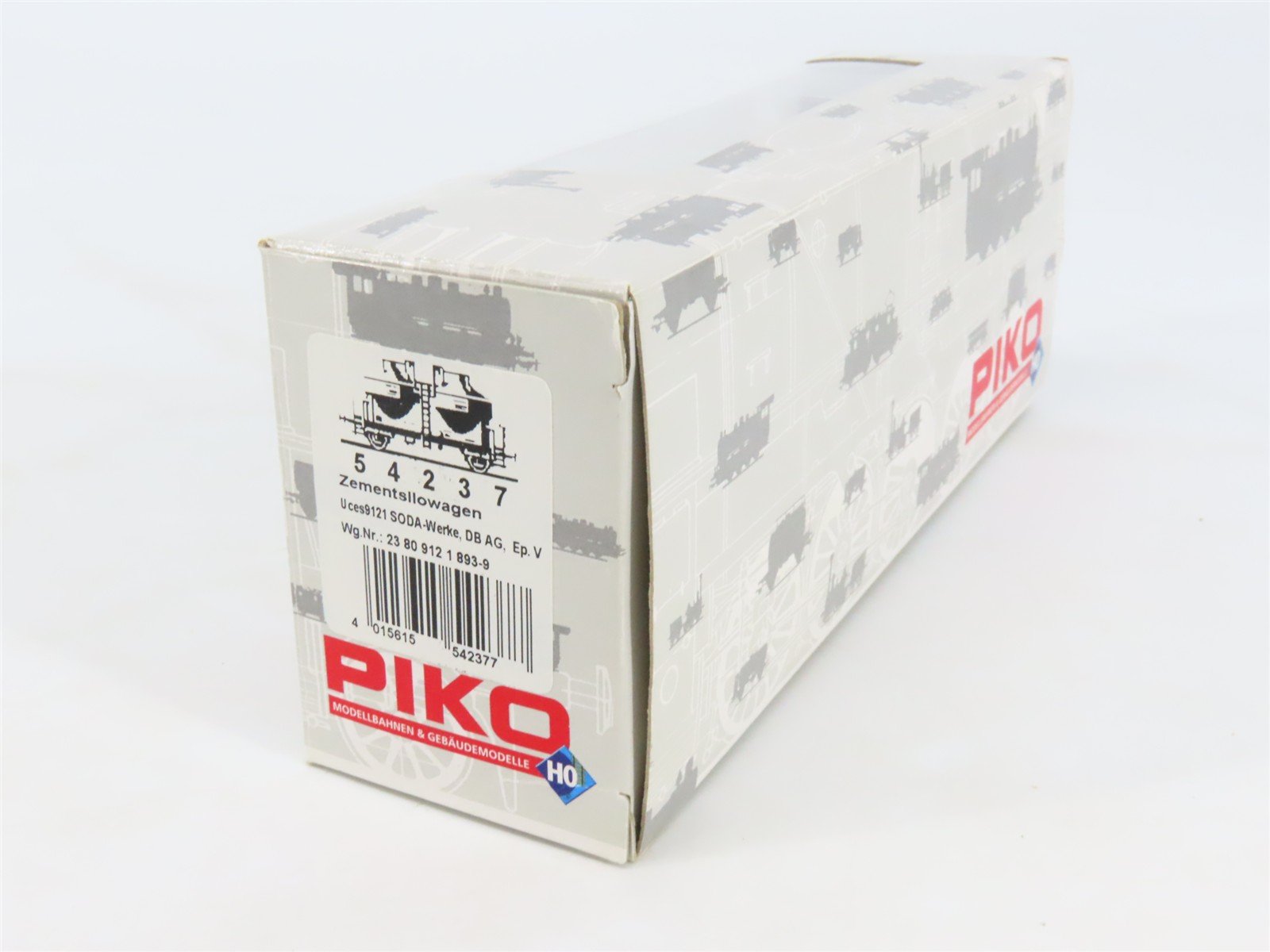 HO Scale PIKO 54237 DB Deutsche Bahn SODA Cement Silo Wagon #23 80 912 1 893-9