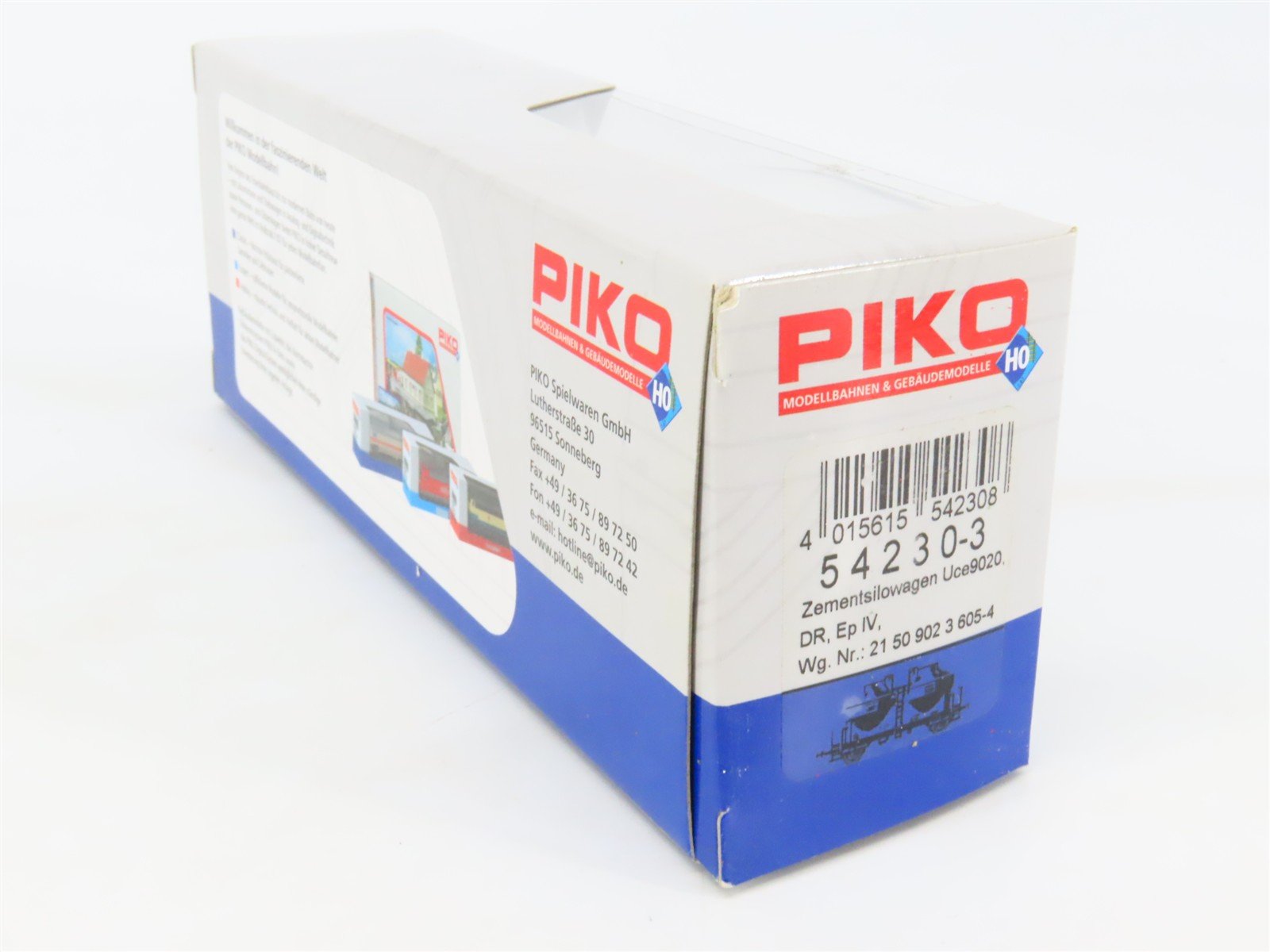 HO Scale PIKO 54230-3 DB Deutsche Bahn Cement Silo Wagon #21 50 902 3 605-4