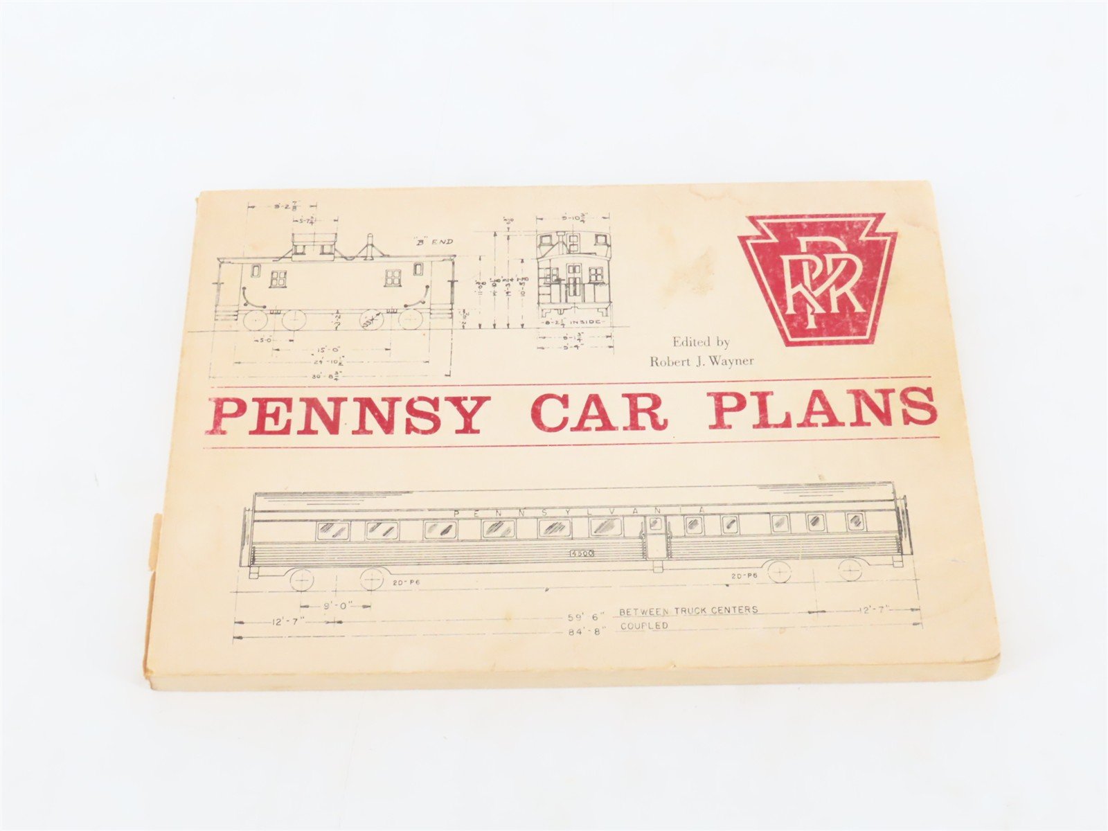 Pennsy Car Plans by Robert J. Wayner ©1969