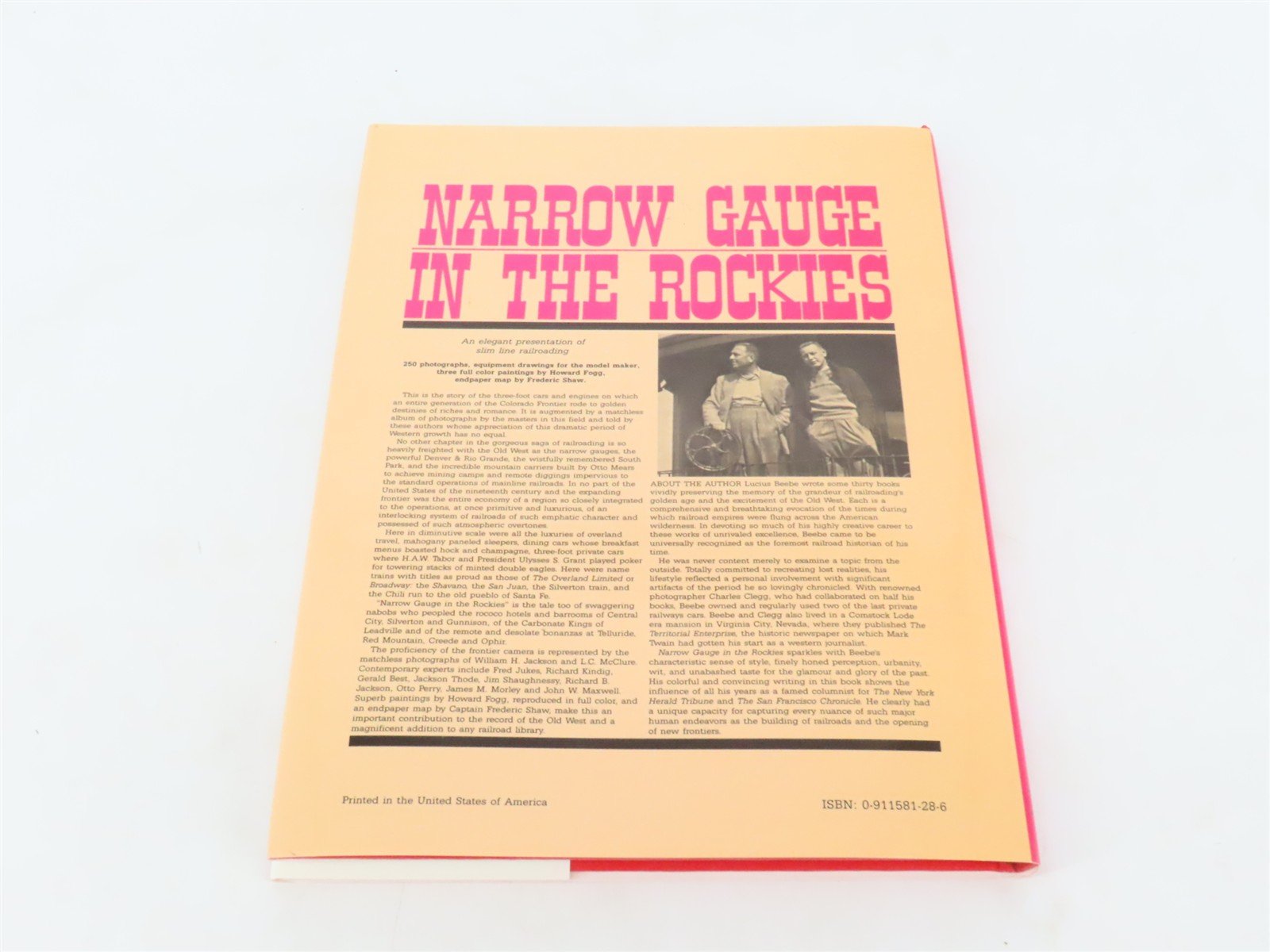 Narrow Gauge in the Rockies by Lucius Beebe & Charles Clegg ©1993