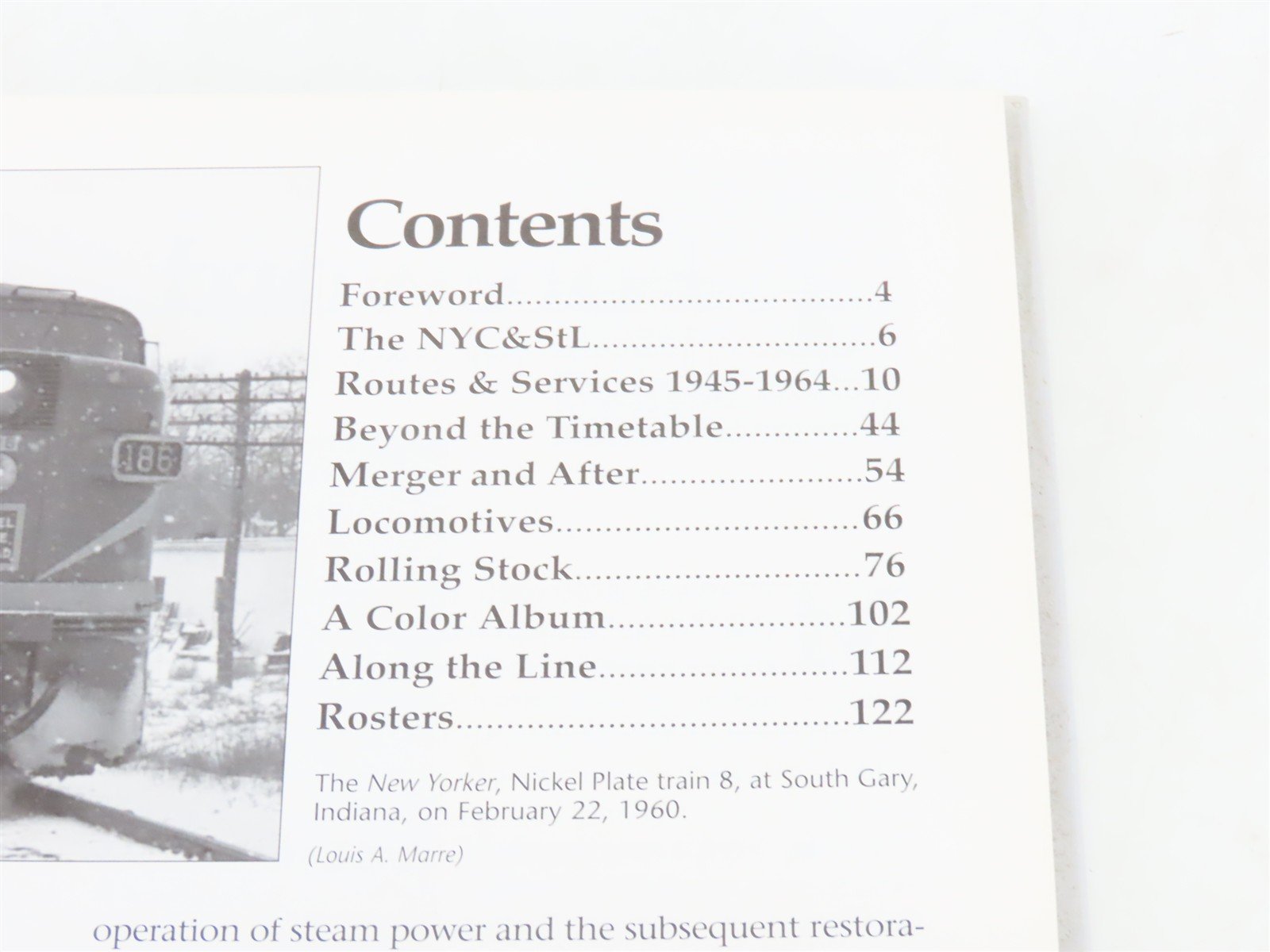 Nickel Plate Road Passenger Service Postwar by Kevin J. Holland ©1997