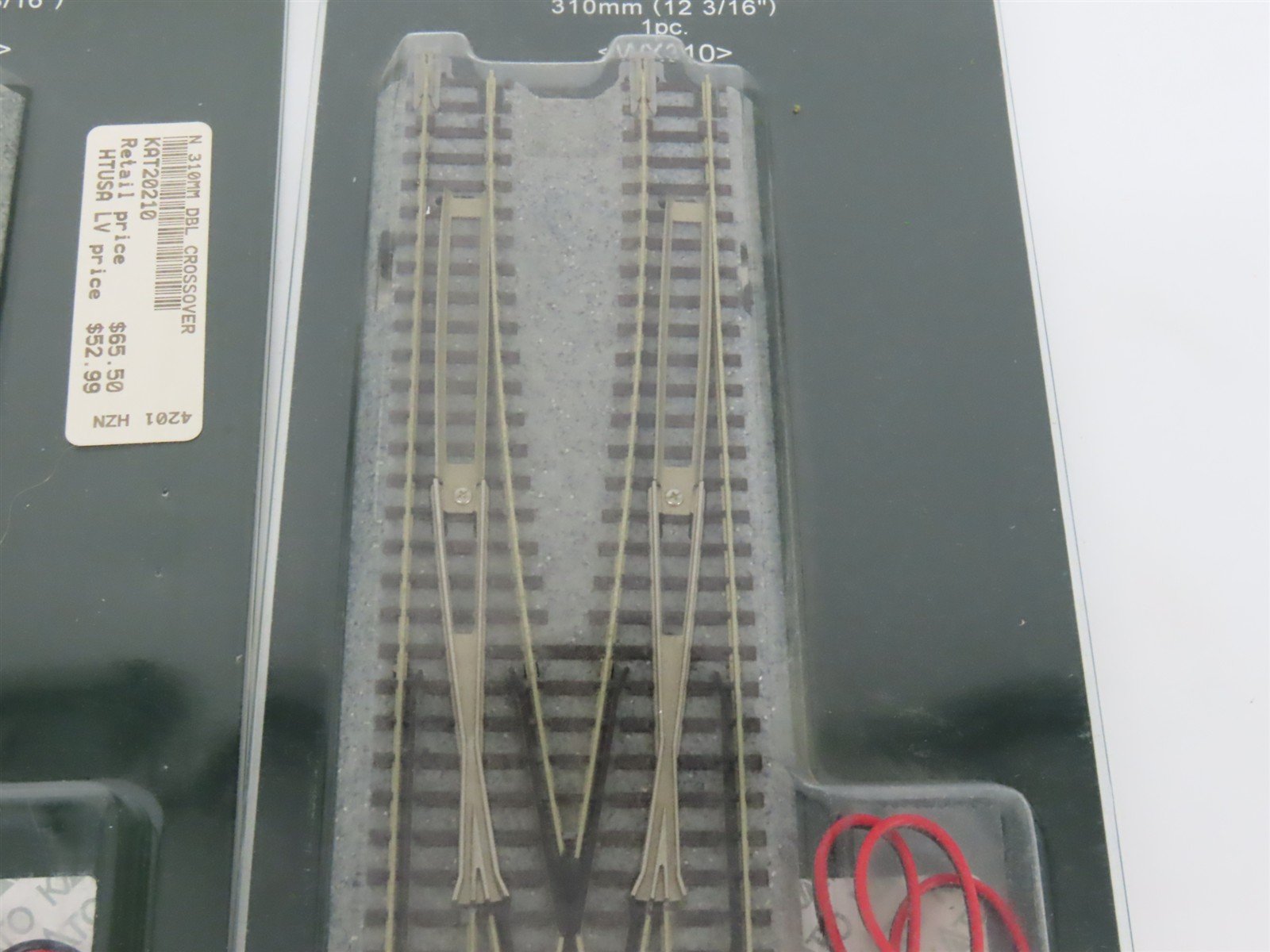 LOT of 2 N KATO Unitrack 20-210 Double Crossover Tracks