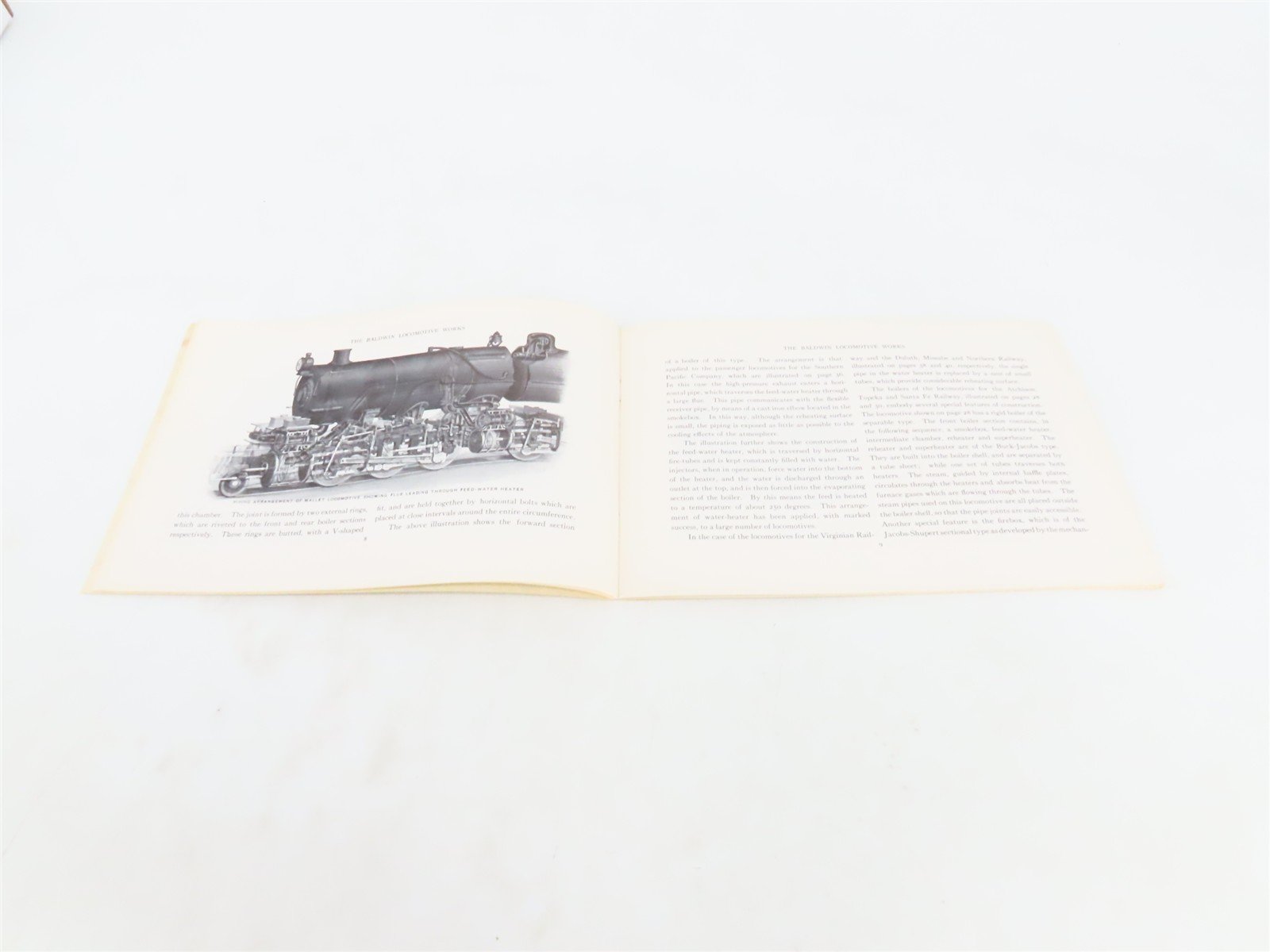 Baldwin Locomotive Works Mallet Articulated Locomotives Record 72
