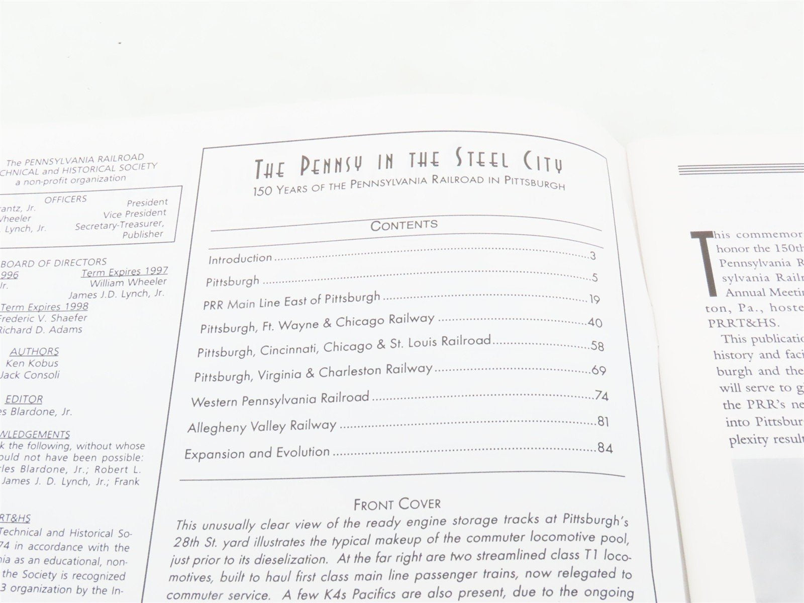The Pennsy in the Steel City by Ken Kobus & Jack Consoli ©1996