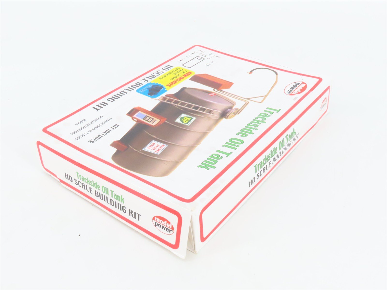 HO 1/87 Model Power Kit 620 Trackside Oil Tank + Signal Bridge Kit Included