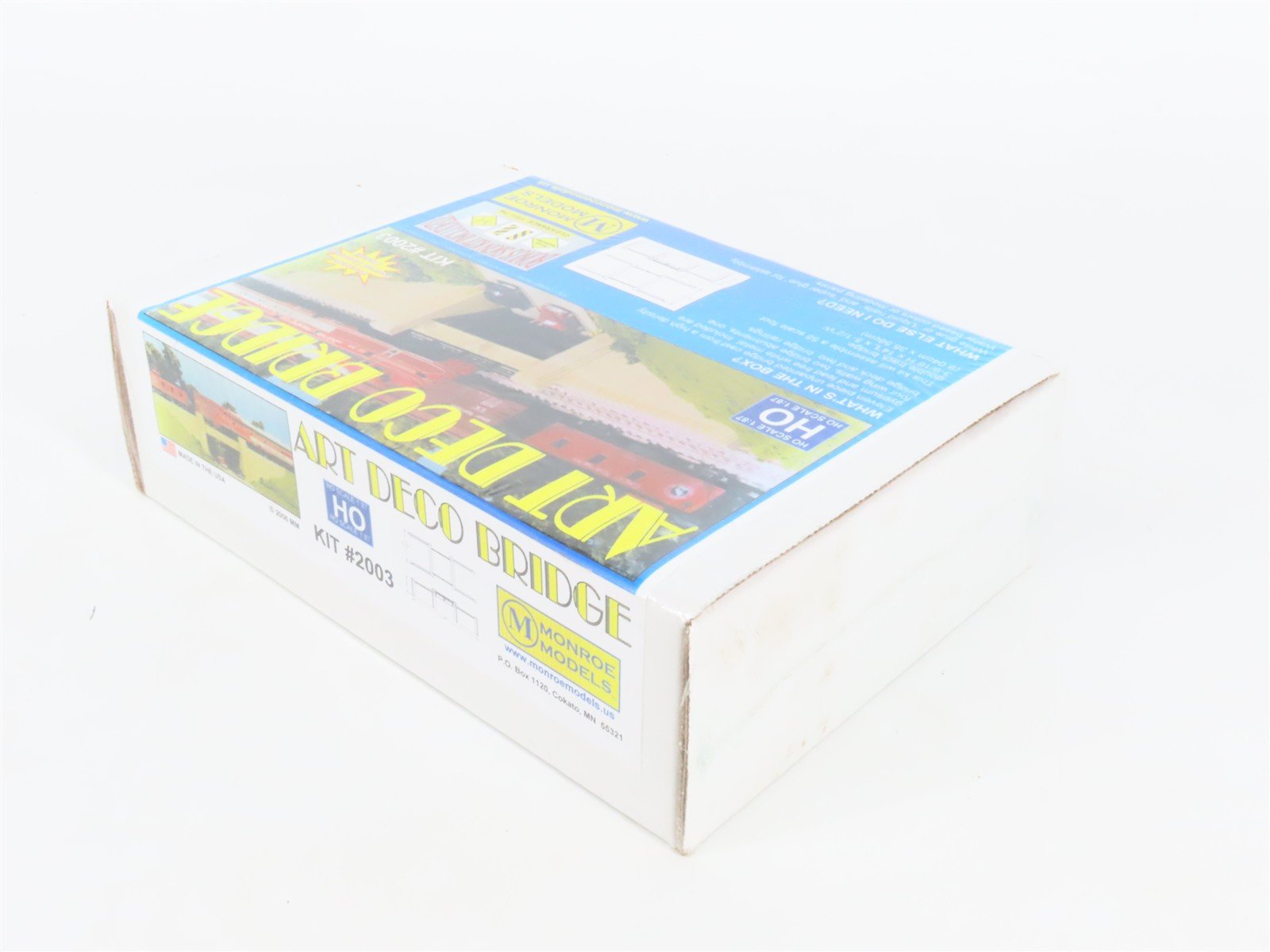 HO 1/87 Scale Monroe Models Kit #2003 Art Deco Bridge - Sealed