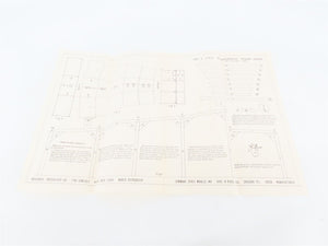 HO 1/87 Simmons Scale Models Inc. Kit No.201:398 3-Stall Roundhouse Frame-Work