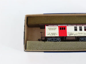 LOT of 3 HO Scale Roundhouse Ringling Bros Boxcars Kits & Coach Passenger Car