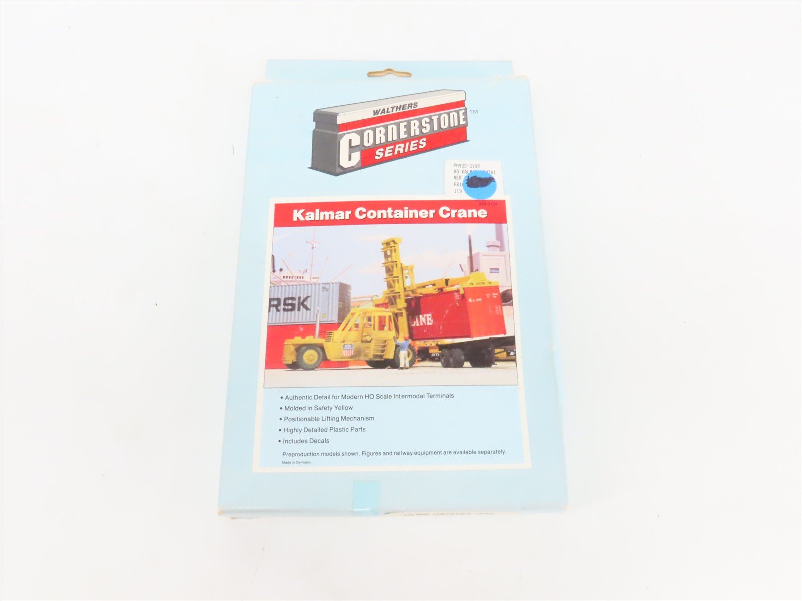 HO 1/87 Scale Walthers Cornerstone Kit 933-3109 Kalmar Container Crane
