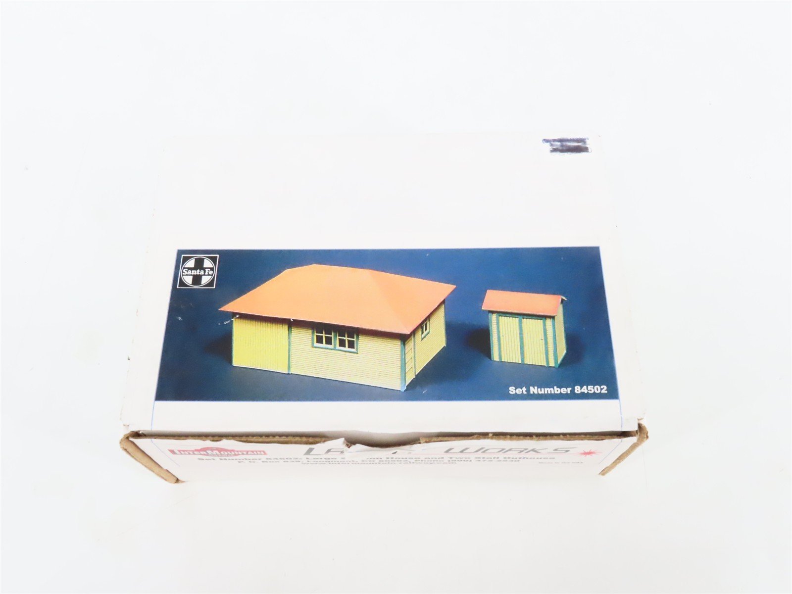 HO 1/87 InterMountain Laser Works Kit 84502 AT&SF Lineside Structures Set #2