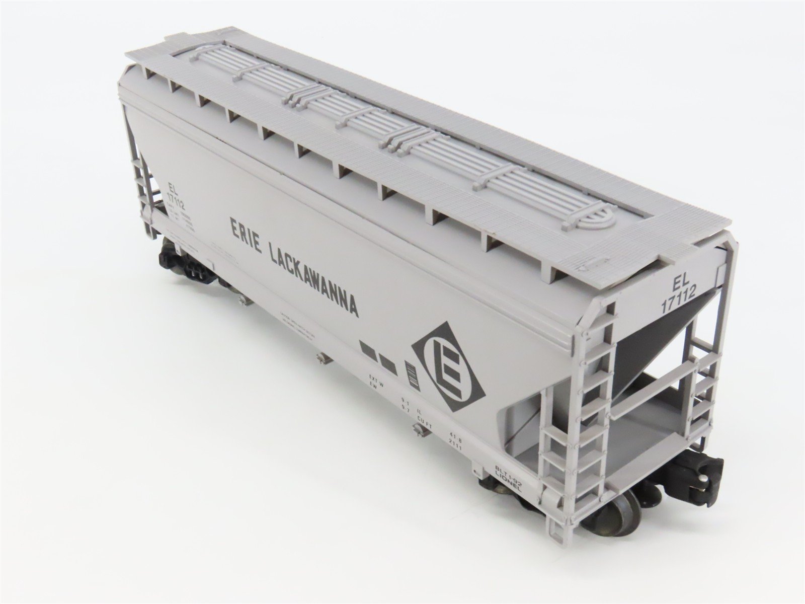 O Gauge 3-Rail Lionel 6-17112 EL Erie Lackawanna 3-Bay Center Flow Hopper #17112