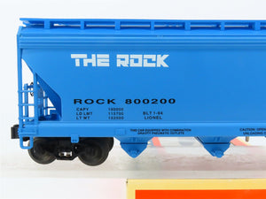 O Gauge 3-Rail Lionel 6-17122 ROCK The Rock 3-Bay Hopper #800200 w/ Custom EOT
