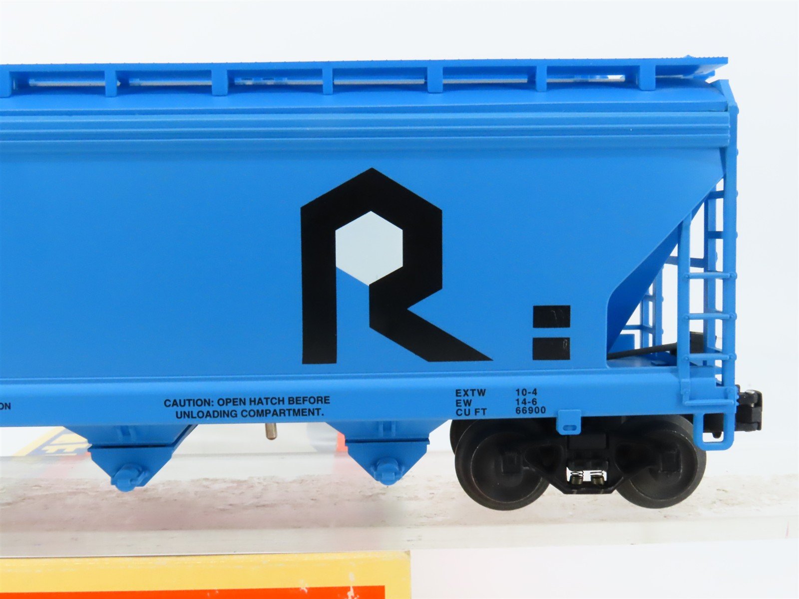 O Gauge 3-Rail Lionel 6-17122 ROCK The Rock 3-Bay Hopper #800200 w/ Custom EOT